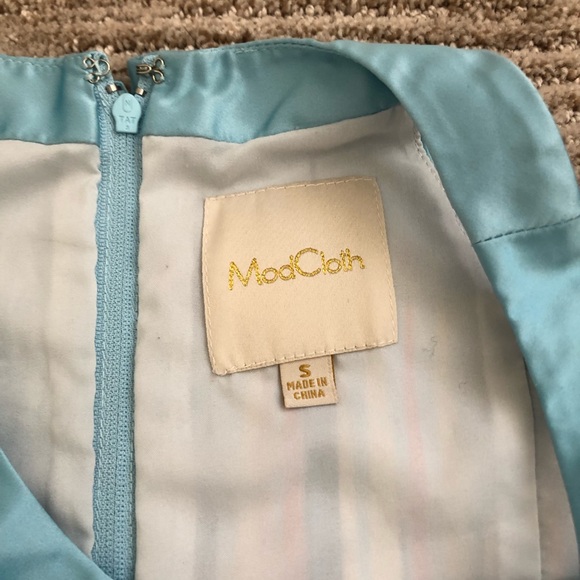 Modcloth rainbow what’s the zeal high neck dress size small - Picture 4 of 6